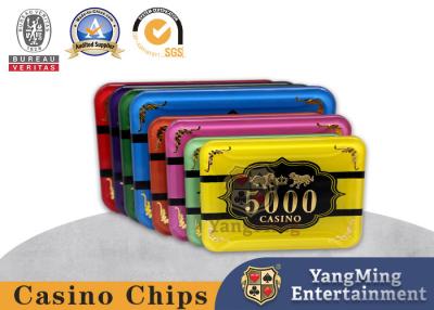 China Póker Chips Anti Counterfeiting del casino de Crystal Acrylic Hot Stamping en venta