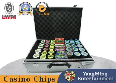 Cina Tre patate fritte tagliate in pezzi sottili acriliche della Tabella del poker di combinazione del chipset 760 di timbratura di oro di strato in vendita