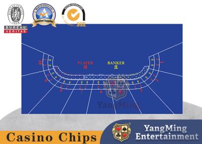 China Baccarat 9 Players Entertainment Casino Table Layout for sale