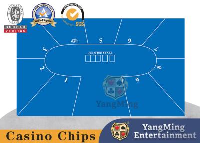 China Entertainment Waterproof Casino Table Layout Logo Imprintable for sale