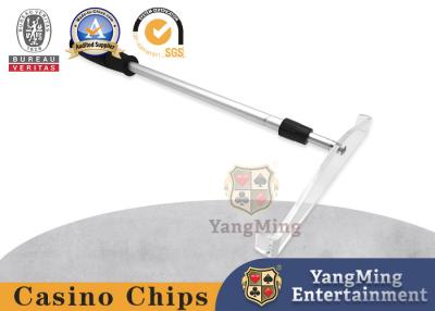 China Kasino-Pokerspiel Metallschürhaken-Chips Rake Rod Telescopic Rods Rod 70cm zu verkaufen