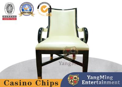 China Baccarat Texas Club Custom Solid Wood Casino Gaming Chairs for sale