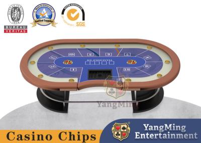 China Texas Hold'Em Clubhouse Custom Casino Poker Table for 10 Player for sale