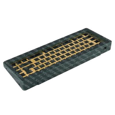 China Custom CNC Milling CNC Keyboard Aluminum Plate CNC Machining Keyboard Case Cover for sale