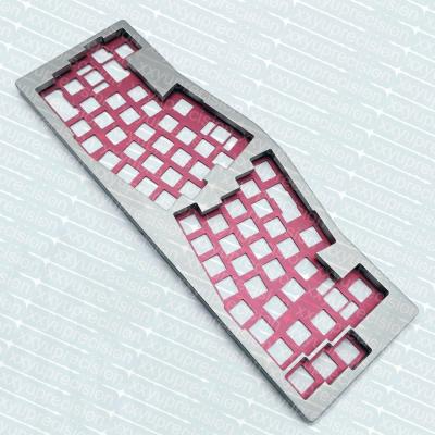 China CNC Stainless Steel Aluminum Titanium Keyboard Plates OEM Mechanical CNC PC Keyboard for sale