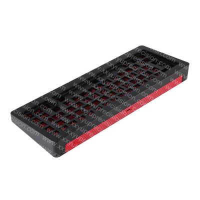 China CNC Aluminum Alloy CNC Parts CNC Keyboard Keycap Key Top Milling Turning Aluminum Custom Keyboard Case for sale