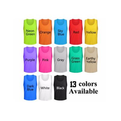 China Shirts & Cheap Tops Custom Kids Soccer Training Bib Vest For Soccer Team for sale