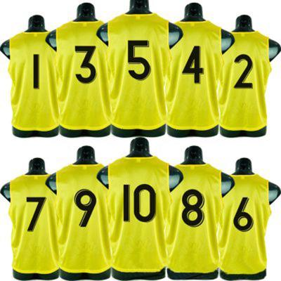 China Shirts & Tops Wholesale 100% Polyester Sport Bibs Football Training Vest for sale