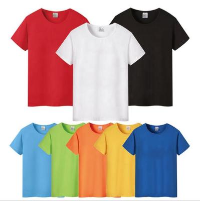 China Factory Bulk Anti-pilling Neck Men's T-shirt Plain Blank Round Printing Without Logo for sale