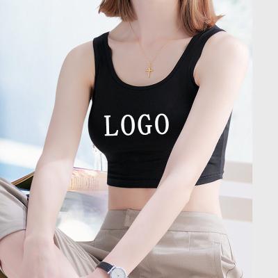 China High quality wholesale custom color printing women's anti-pilling crop top for sale