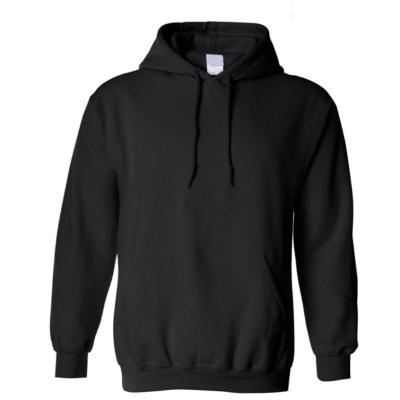 China Custom 100% Cotton Plain White Print Anti-Shrink Mens Black Logo Hoodies for sale