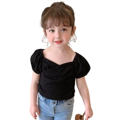 China Breathable Cute T-shirt With Abbreviation/Dress Girls Short Sleeve Costume Children's Summer Tee Shirt for sale