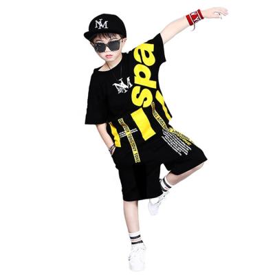 China Fashion Casual Children's 100% Cotton Clothes Short + T-shirt Clothes Kids Clothing Set Boys' Suits for sale