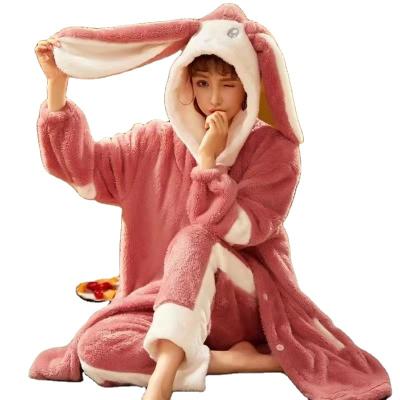 China Wholesale Cheap Bathrobe Hot Autumn Winter Lovers Bathrobe from Amazon Selling Viable Warm Winter Bathrobe Fleece for sale