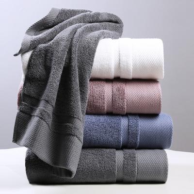 China Five Star Design Hypoallergenic Original High Quality Cotton Hotel Terry Towel Long Hotel Towel Set for sale