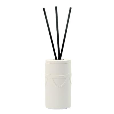 China Wheat Pattern Air Freshener Perfume Oil Home Gift Set Plaster Aroma Reed Diffuser for sale