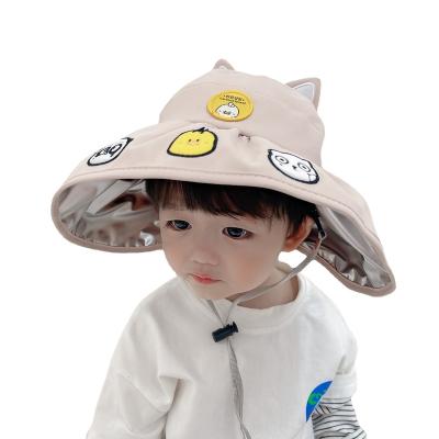 China Lovely image cartoon children baby cotton sun hat sun visor hat 2022 for sale