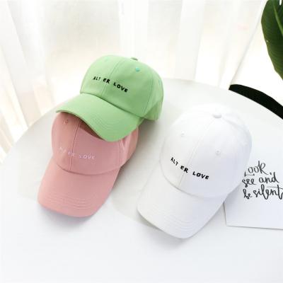 China JOINT Multi Color Women Baseball Hat Love Sun Hat Summer Hat Alt Er for sale