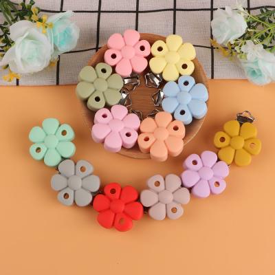 China Soft New Kovict Baby Toys Handmade Pacifier DIY Teething Jewelry Custom Chewing Food Grade Bpa Free Flower Pacifier Clip Newborn for sale