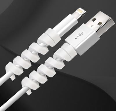 China TPR Limisource Custom Design 8pin Telephone Cable Saver Spiral Cord Protector Ready To Ship for sale