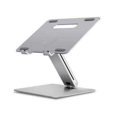 China Portable Metal Laptop Stand Height Adjustable Sofa Bed Laptop /Tablet Desk Rising Stand For MacBook Pro for sale