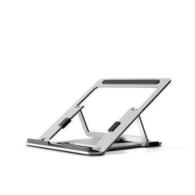 China Hot Seller Free Custom Height Adjustable Metal Riser Laptop Stand For Apple Macbook Air 13.3 Inch for sale