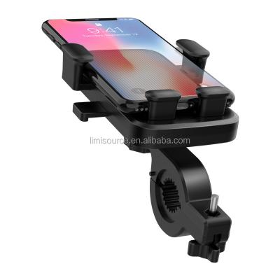 China New Design 360 Universal Shock Proof Bicycle Phone Holder Universal For 4.7-6.5 Inch Mobile Phones Motorcycle Handlebar Mount for sale