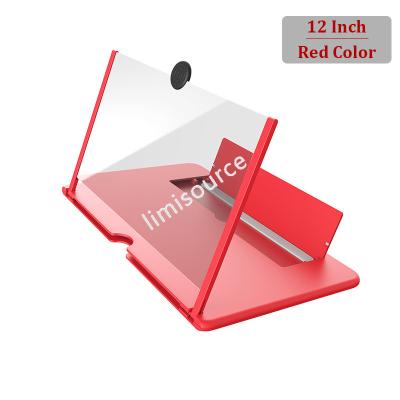 China 10/12/14 inch HD 3D Phone Holder Magnifier Eye Protection Screen Enlarged Screen Amplifier Folding Expander 10 inch/12inch/14inch for sale