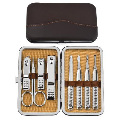 China Amazon Eco-Friendly Nail Clippers Set - 8 PCS Stainless Steel Manicure Set Professional Grooming Sharp Kit & Pedicure Tough Tools for sale