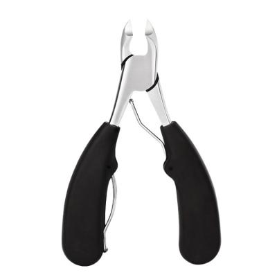 China Portable Custom Toenail Clippers Logo Stainless Steel Pedicure Super Sharp Curved Blade for sale