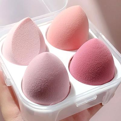 China Amazon Hydrophilic Base Non-Latex Beauty Blending Sponge For Powder Cream Or Liquid Application Makeup Sponges for sale