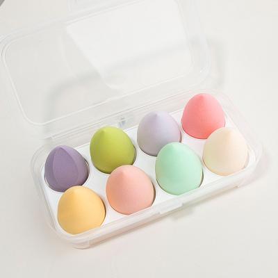 China Hydrophilic Non - Latex Amazon Multi - Colored Makeup Sponges 8 Pcs Makeup Sponge Set for sale