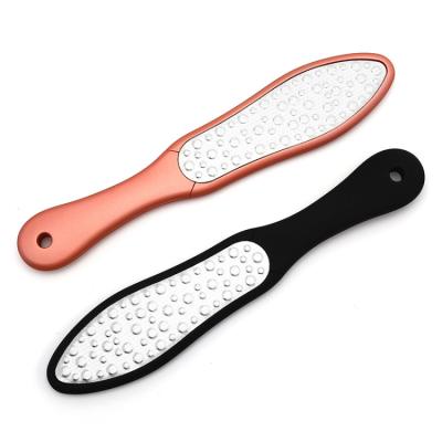 China Durable Double Side Stainless Steel Pedicure Foot File Callus Remover for sale