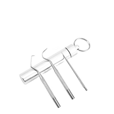 China Effectively Stainless Steel Area Clean Interdental Dental Scraper Tool Oral Cleaning Pick For Teeth And Gum Care for sale