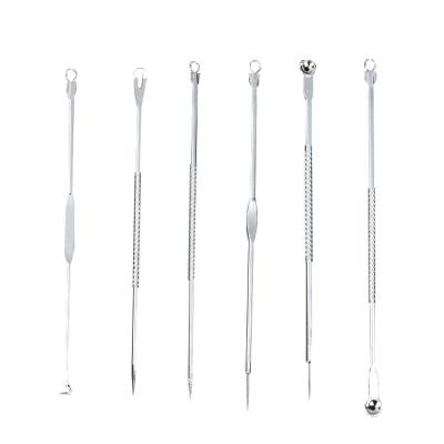 China Eco-friendly Stainless Steel Comedone Pimple Acne Extractor Tool For Face Whitehead Blemish for sale