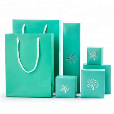 China Eco-friendly Customize Logo Print Flower Leatherette Paper Jewelry Box For Necklace Earring Ring for sale