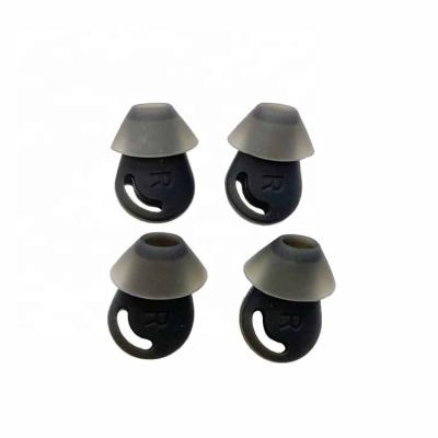 China Lexing Factory Price Eco-friendly Custom Rubber Ear Tips Noise Isolation Tips Replacement Ear Pad Holder Soundproof Earplugs for sale