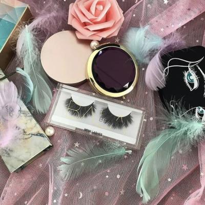 China Wholesale Custom Mink Lashes Manufacturer Handmade Mink Material Lashes With Eyelash Box for sale