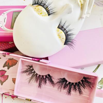 China Material Wholesale Private Label 3D False Eyelashes Strip Full Lashes 25mm False Mink Eyelash Custom Empty Lash Box Bundles Sellers for sale