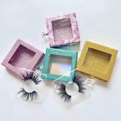 China Handmade version private label new product paper packaging custom eyelash box carton for eyelash box for sale