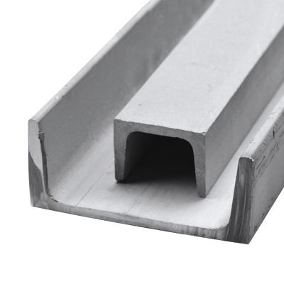 China Factory direct sale top quality stainless steel u channels 304 50x25~400x110mm for sale