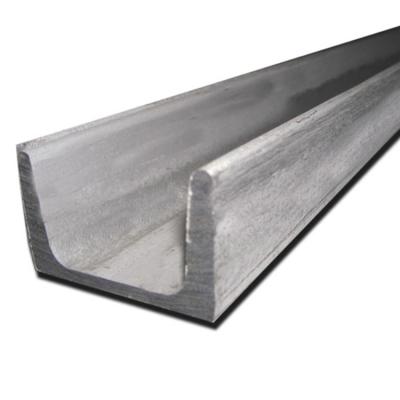 China Support Custom Design Hot Rolled Light Stainless Steel U Bar 50x25~400x110mm for sale