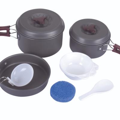 China Bulin BL200-C2 foldable camping cookware set this size for 1 youth scout or adult backpacker backpacker for sale