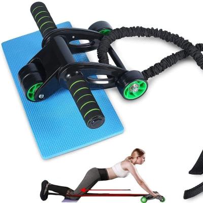 China Good Factory Price ABS Plastic Home Wheel Fitness Abdominal Workout Exercise Set for sale