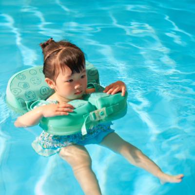 China Baby Learn Swimming Products Product Swim Ring Baby Seat Step Yellow Neck Brand New Double Float for sale