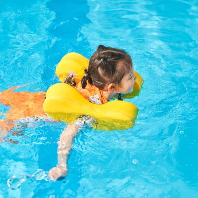 China Baby Learn Swimming Products New Design Flamingo Baby Swim Pool Float Kids Inflatable Float Vest Safety Counterweight for sale