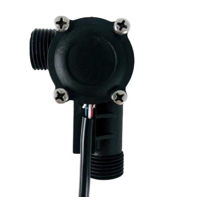 China PA66+30GF Hall Effect Control Water Flow Sensor Hall Flow Meter JR-A368-1 for sale