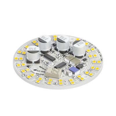 China Hot Selling 9W Aluminum PCB Assembly LED Ceiling Light Source Bulb MCPCB 220V Panel Manufacturer Driverless Electrical PCBA Product Customized for sale