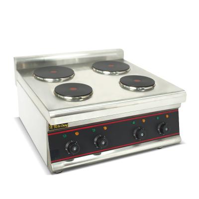 China Hot Selling 2023 Stainless Steel Commercial Electric Electric Countertop Cooker 4-Plate 201/304 Stainless Steel for sale