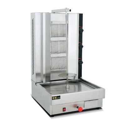 China Auto Rotate Gas Doner Kebab/Small Doner Kebab Machine/GasRotary Grill Machine Shawarma Machine for sale